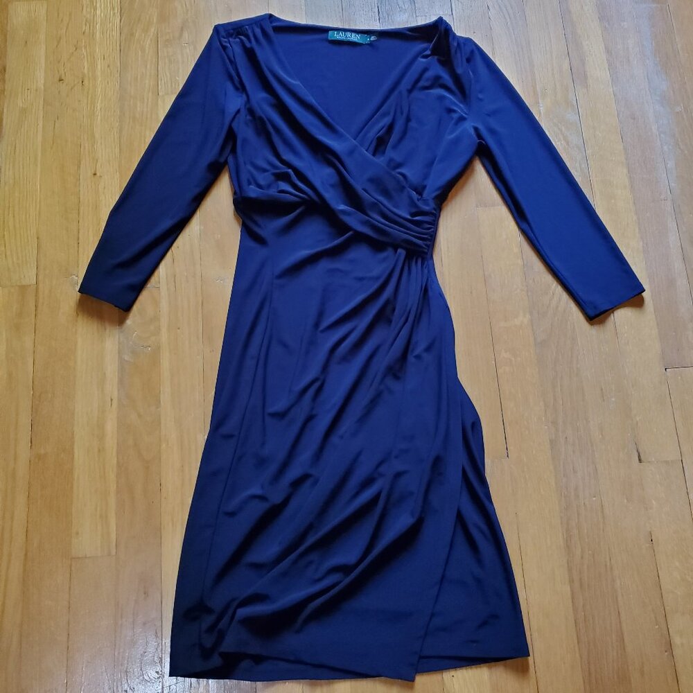 Lauren Ralph Lauren Navy Dress Size 4